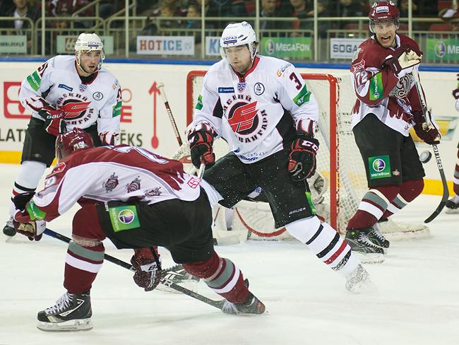   Autors: ak34 Foto: Dinamo piekāpjas Omskas Avangard