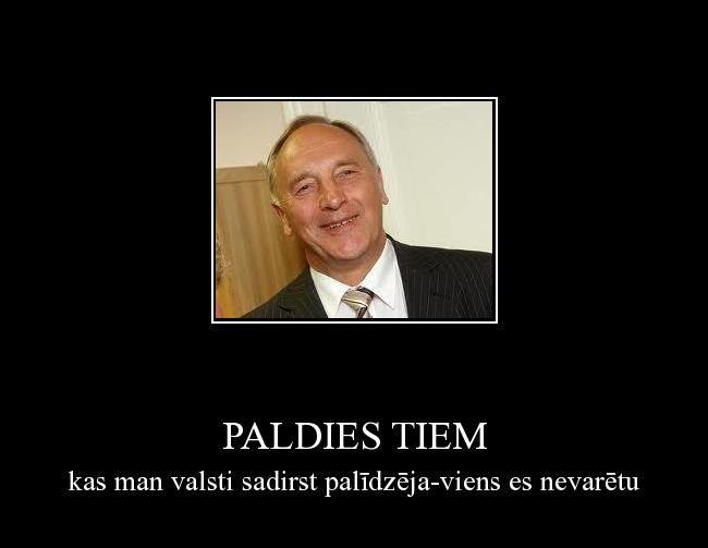  Autors: Toms Redls Paldies tiem