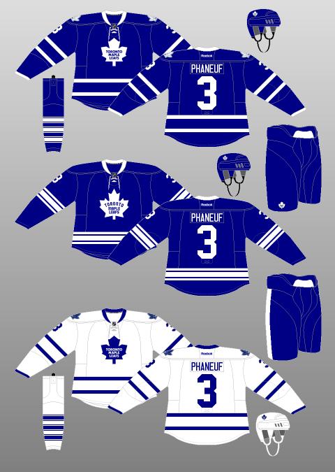 Toronto Maple Leafs Autors: axell99 2011-2012 gada sezonas NHL uniformas