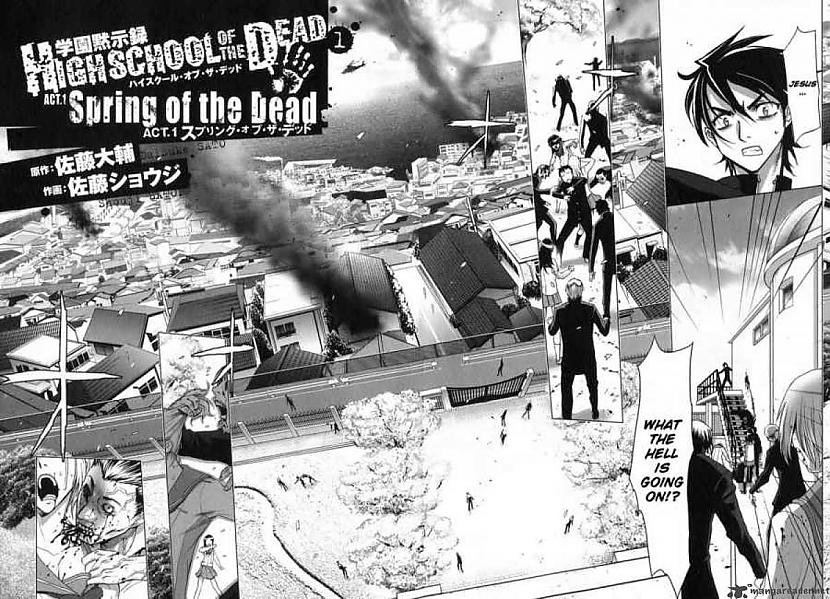  Autors: Murlāks Hihschool of the dead komiksi