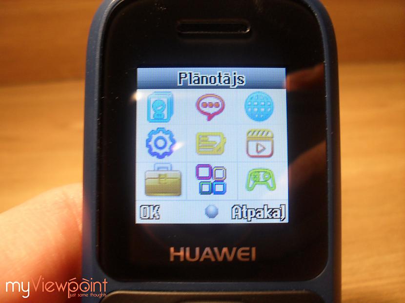 Te arī redzama galvenā izvēlne... Autors: ritmanis Huawei G2800 Dual SIM telefona apskats