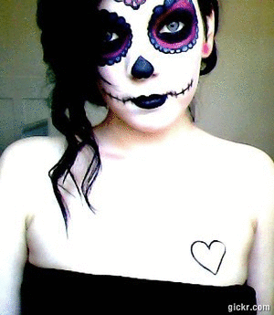 me and my muerte make up p Autors: saper let's feed your hate xxx