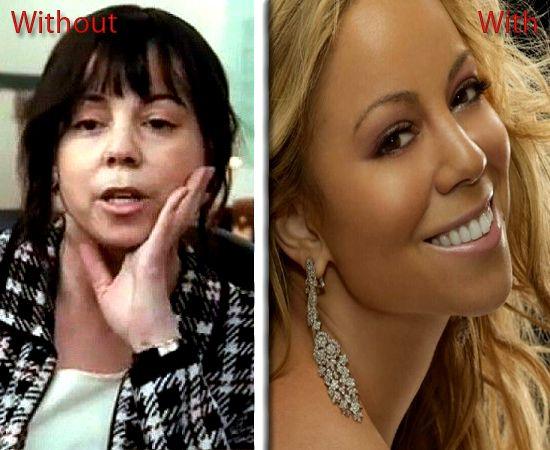 Mariah Carey Meraija Kerija Autors: HateRam Slavenības ar un bez makeup...