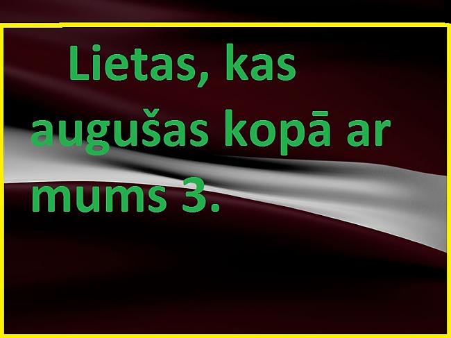 Lietas, kas augušas kopā ar mums 3