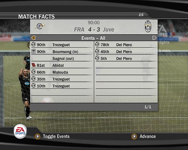 7Kārta Autors: Kasis007 FIFA 2007. 1.Aplis ir beidzies :)