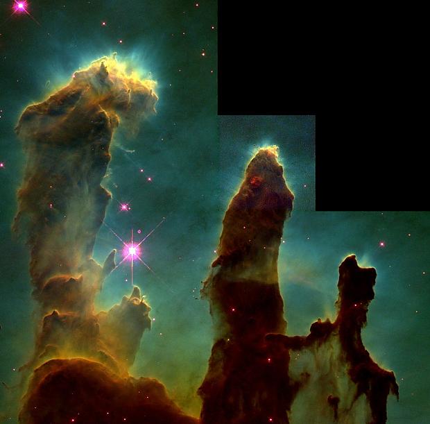 Pillars of Creation Autors: dea bildes no kosmosa.