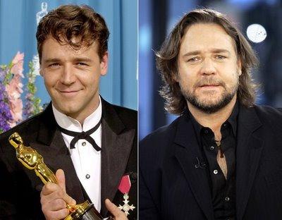 Russell Crowe in 2001 and 2007 Autors: PankyBoy slavenības un viņu cīņa ar svaru