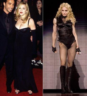 Madonna in 1997 and 2008 Autors: PankyBoy slavenības un viņu cīņa ar svaru