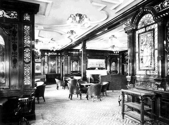 1 klases smēķēšanas salons... Autors: Grebe Titanic pirmais un pēdējais jūrasbrauciens