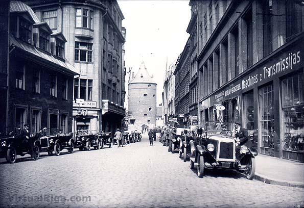 Vaļņu iela 1920 gads Autors: Fosilija Pagājušo gadsimtu Vecrīgas foto.