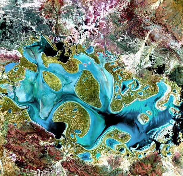 Lake Carnegie  Ephemeral Lake... Autors: Samaara Zeme no satelīta.