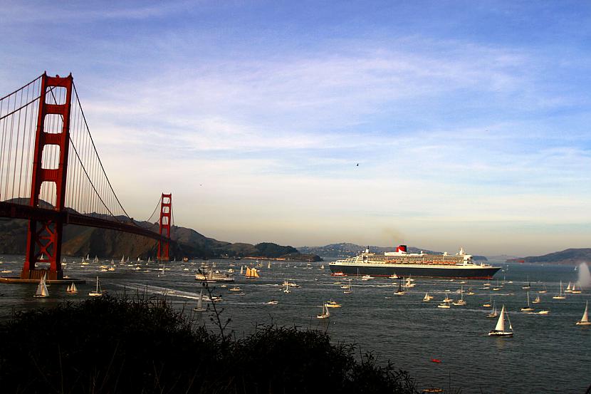 Laineris Sanfrancisko līcī Autors: epg Pasaules lielākais laineris