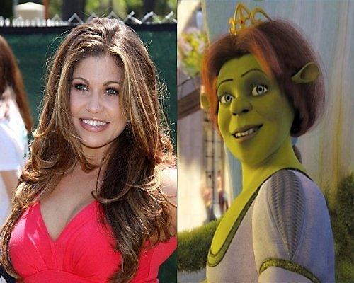 Danielle Fishel Princess Fiona Autors: janka11 Cilvēki kuri līdzinās mulfilmu tēliem