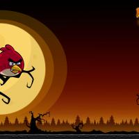 Angry Birds Halloween wallpaper