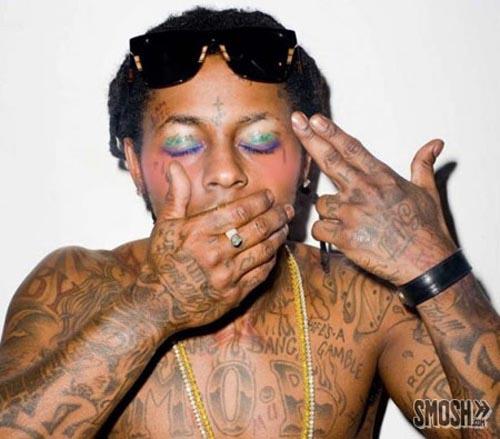 Lil wayne Autors: Fosilija Reperi ar makeup...