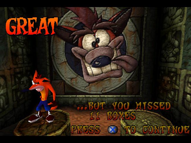 Un ja visas kastes nebīja... Autors: Kobis Spēlējot nostaļģiju :) [Crash Bandicoot]