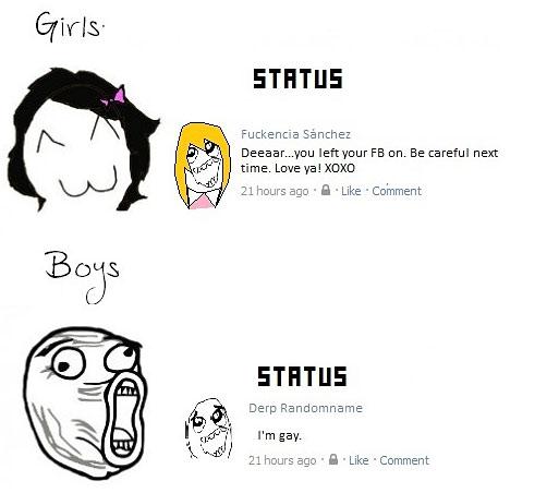 Kas notiek kad neesi... Autors: skunks Boys vs girls. <5>