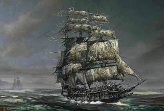 To redzēja ne tikai jūrnieki... Autors: Fosilija Vai karalis redzēja spoku kuģi?