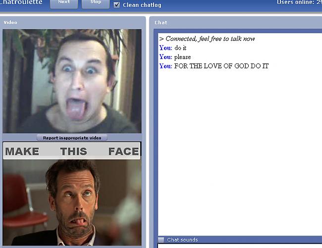  Autors: zegsī keda Chatroulette smukās pērlītes?! *2*