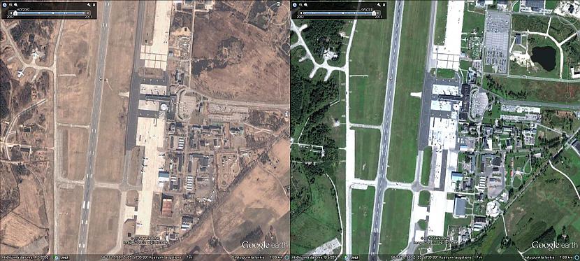 Starptautiskā lidosta Rīga Autors: SinagogenBombardiren Rīga pirms 12 gadiem un tagad, satelīta fotouzņēmumos