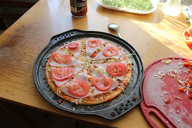 tomātiņi Autors: pinkice normāla pica ar krutu desu