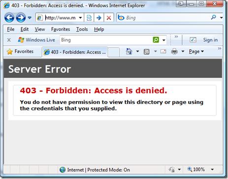 403 ForbiddenAccess Denied ... Autors: varenskrauklis Populārākie ''neta'' errori.