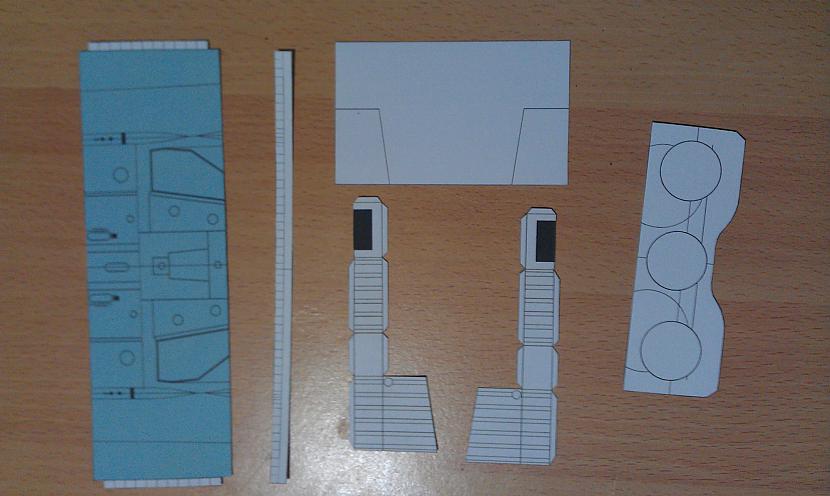 Spārnu apakscaronas detaļas Autors: palmidze Papīra modelis F-15E Eagle