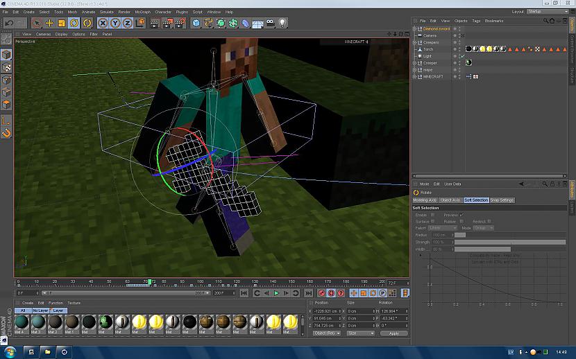 Vislielākās problēmas bija ar... Autors: DRIC Manas minecraft animācijas otrā daļa.