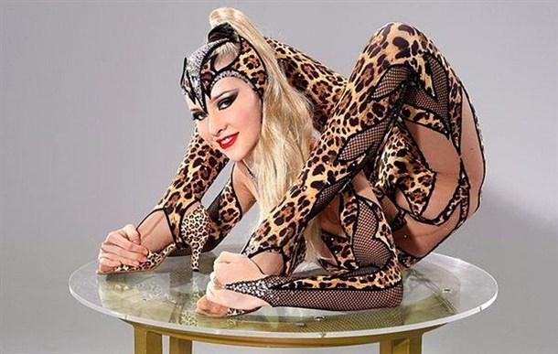 Leoparda sieviete  kas var būt... Autors: Xmozarus 15 Akrobāti - Apbrīnojami!