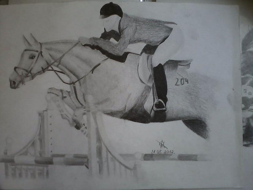Otro reizi zīmēju zirgu ar... Autors: Everbergerdīne Zīmēju 2