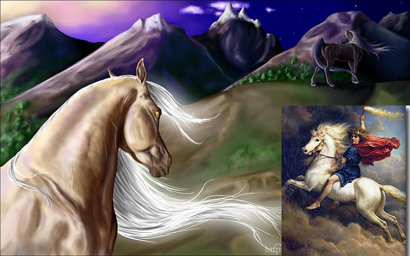 nbspSkinfaksi ir dienas zirgs... Autors: Misuri Vikingu dievi un monstri.