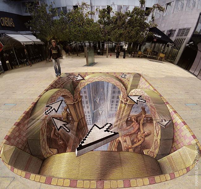  Autors: witchee Iespaidīgā 3D ielu māksla
