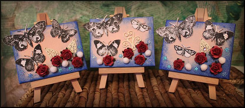 quotTrioquot Autors: BlackRose69 Mini canvas