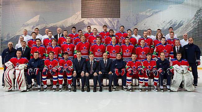 Maskavas quotCSKAquot Autors: Hokeja Blogs KHL komandu kopbildes 2012./2013. gada sezonā 2. daļa