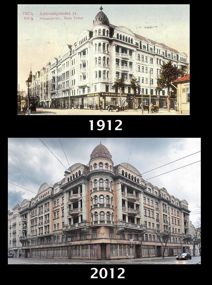 Ēka Brīvības un Stabu ielas... Autors: Se0ne Rīgas objekti 1912. vs 2012. gads