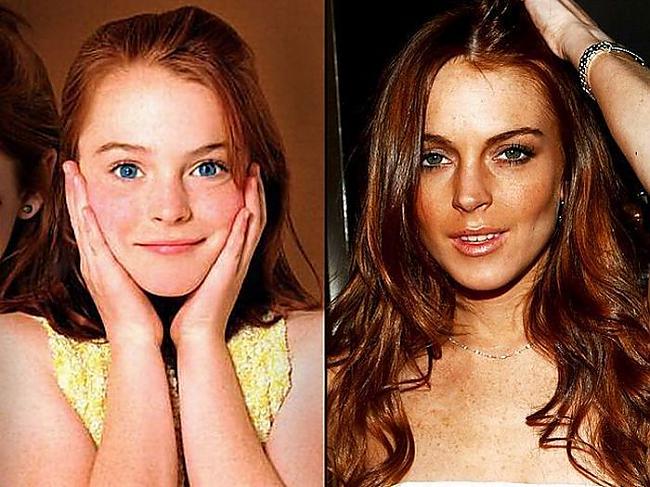 Lindsay Lohan Autors: iFamous Slaveni bērni Tad & Tagad.