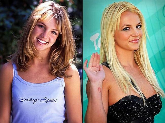 Britney Spears Autors: iFamous Slaveni bērni Tad & Tagad.