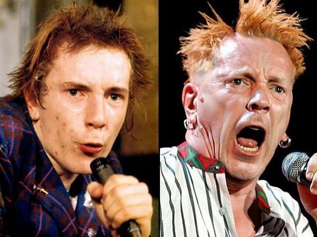 Johnny Rotten Sex Pistols Autors: iFamous Roka zvaigznes Tad & Tagad.