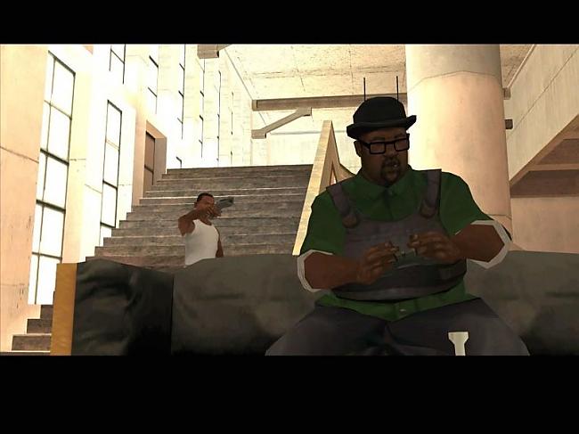 big smoke spēlē spēlītes kamēr... Autors:  linards2 gta san andreas 3 mīti leģendas