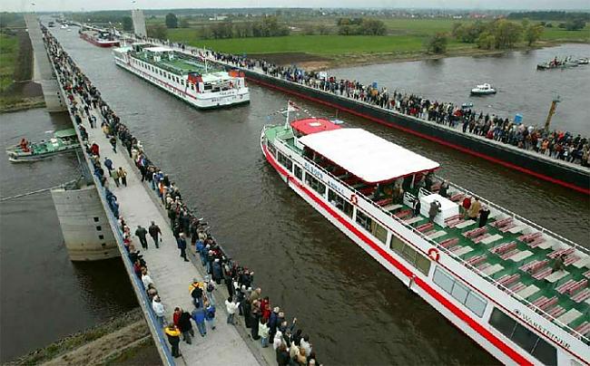 The Magdeburg Water Bridge... Autors: Chubijs Populārākie tilti pasaulē.