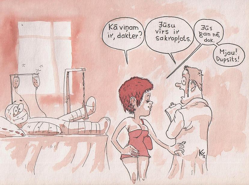 Slimnīcā Autors: neonzs Izdomāju publicēt savas jaunākās karikatūras