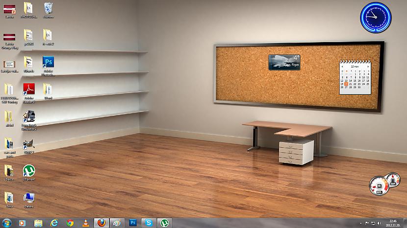 Te jau ir uz desktopa Autors: Pizhix Kā dabūt istabu priekš desktopa.