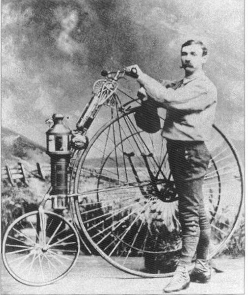 Pirmais motocikls  izgatavots... Autors: RECIDĪVISTS Tehnikas vēsture