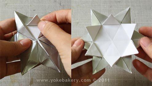  Autors: Fosilija Sniegpārslas (origami un papīra griešana)