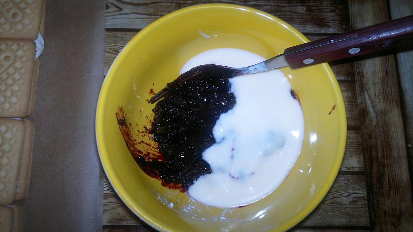 Pielajam nedaudz jogurta Autors: Ragnars Lodbroks Vecā labā cepumu torte