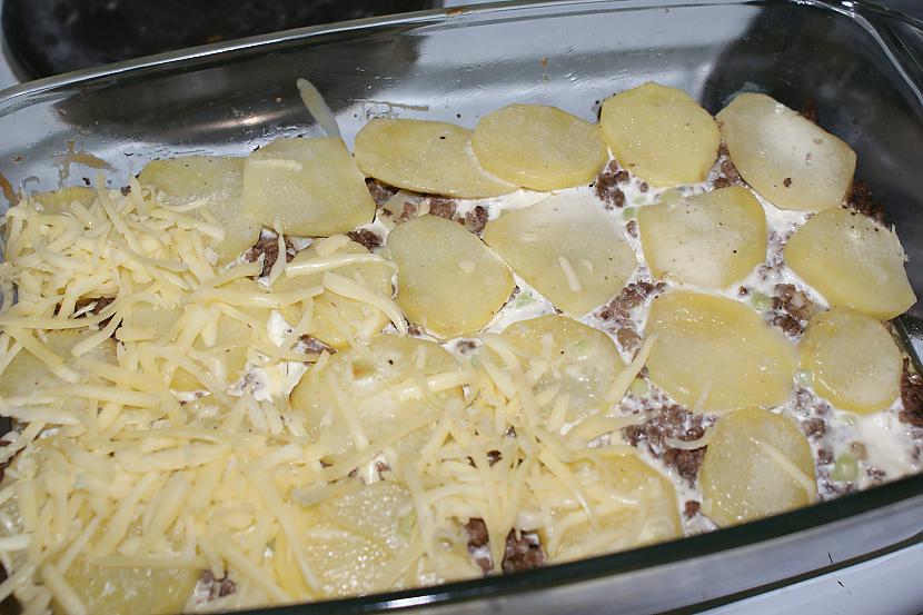 Izņem ārā no cepescaronkrāsns... Autors: zlovegood Kartupeļu sacepums ar gaļu (bez Maggi utml.)