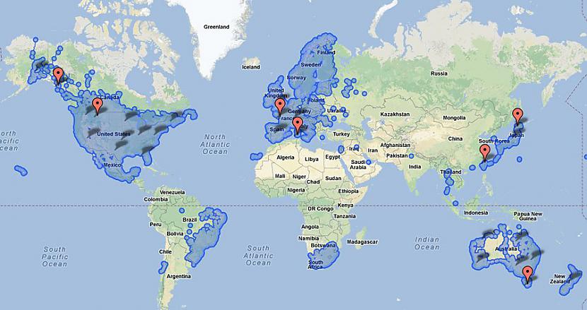 Google karscaronu Street View... Autors: Fosilija Kartes, kas izskaidro procesus visā pasaulē