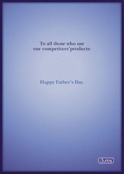 Laimīgu Tēva dienu Autors: Fosilija Kreatīvās Durex reklāmas