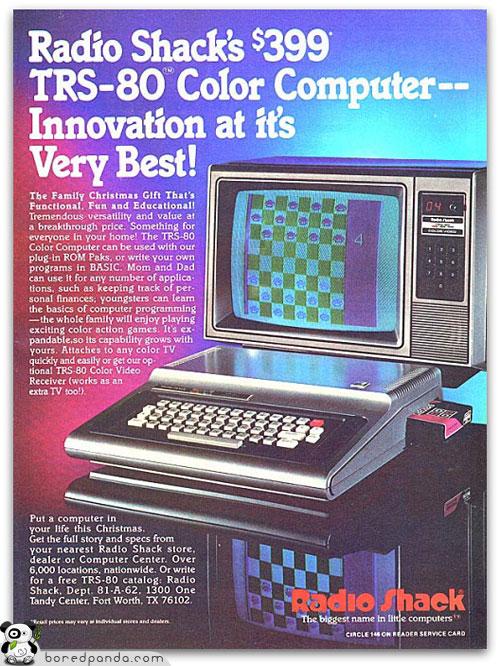 Krāsu dators  jaunums un tas... Autors: Fosilija Senas datoru reklāmas