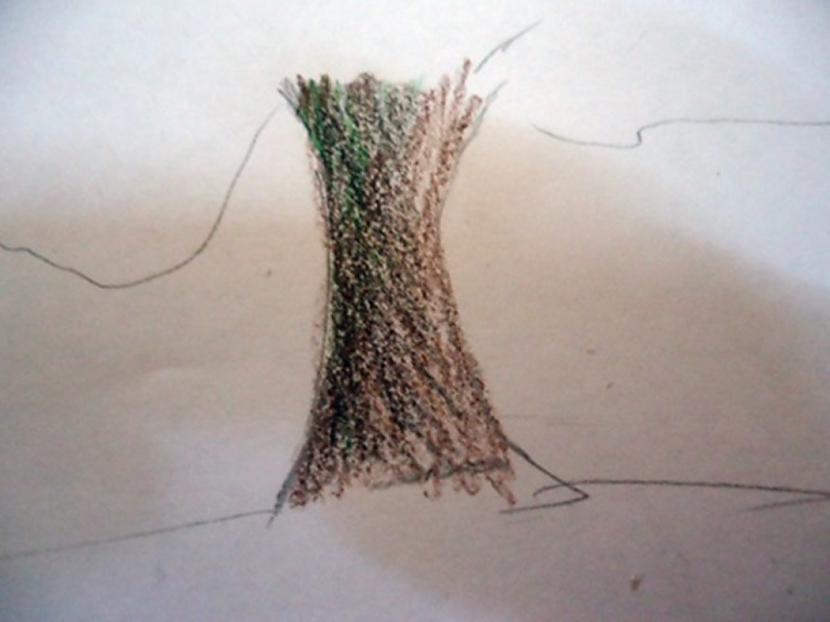 Ēnai lai to tumscaroninātu... Autors: almazza Kā izkrāsot koku (bildes, apraksts)